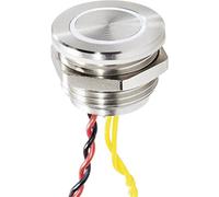 Renkforce RF-4707816 - Pulsante per campanello con piezo singolo, in acciaio inossidabile, 24 V/0,3 A, colore: Bianco