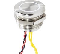 Rf 4707816 tasto per campanello illuminato con piezo 1 parte acciaio