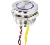 RF 4707818 TASTO PER CAMPANELLO ILLUMINATO CON PIEZO 1 PARTE ACCIAIO INOX