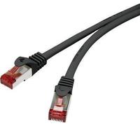 RenkForce RF-4737382 Cavo di rete RJ45, cavo patch Cat 6 S/FTP 10,00 M nero con protezione del naso a riposo, contatti plug-in NEW
