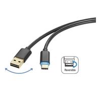 Renkforce RF-4758090 Cavo USB USB 2.0 Spina USB-A, Spina USB-C® 1.50 m Nero con