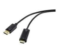 Renkforce RF-5179188 DisplayPort / HDMI Cavo adattatore Spina DisplayPort, Spin