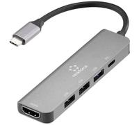Renkforce RF-5242354 Docking station USB-C® RF-DKS-903 5-in-1 Adatto per marchi