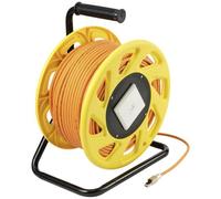 Renkforce RF-5264734 RJ45 Rete Avvolgicavo CAT 6A/7 S/FTP 50 m Arancione Privo