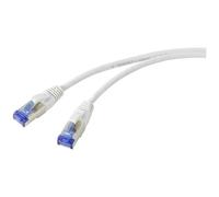 Renkforce RF-5266148 RJ45 Cavo di rete, cavo patch CAT 6A S/FTP 20.00 m Grigio