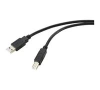 Renkforce RF-5720372 Cavo USB USB 2.0 Spina USB-A, Spina USB-B 20.00 m Nero Sch