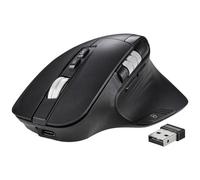 Renkforce RF-5874358 RF-OBTM-500 Mouse ergonomico Senza fili Ottico Nero 8 Tast