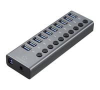 Renkforce RF-6027504 Hub USB 10 Porte USB-A USB 3.2 Gen2 10 GBit/s Commutabile
