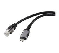 Renkforce RF-6055778 USB, Rete Cavo adattatore [1x spina USB-C® - 1x Spina RJ45