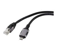 Renkforce RF-6055782 USB, Rete Cavo adattatore [1x spina USB-C® - 1x Spina RJ45