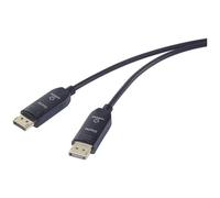 Renkforce RF-6117766 Fibra ottica / DisplayPort Cavo Spina DisplayPort, Spina D