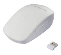 Renkforce RF-6332576 RF-WRM-300 Mouse igenici Senza fili Ottico Bianco 5 Tasti