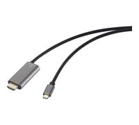 Renkforce RF-6409790 USB-C® / HDMI Cavo adattatore Spina USB-C®, Spina HDMI-A,