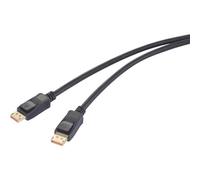 Renkforce RF-6562820 DisplayPort Cavo Spina DisplayPort 2.00 m Nero UHD 8K; Ca