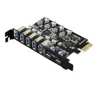 Renkforce RF-6613198 5+2 Porte Scheda controller USB 3.0 USB 3.0, USB-C® (USB