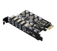 Renkforce RF-6613198 5+2 Porte Scheda controller USB 3.0 USB 3.0, USB-C® (USB