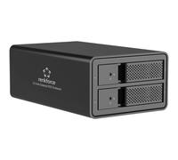 Renkforce RF-6647596 Custodia per hard disk da 3.5 2 Bay 3.5 pollici USB 3.0
