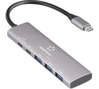 Renkforce RF-6676604 Hub USB 3+1 Porte USB-A, USB-C® USB 3.2 Gen1 5 GBit/s Con