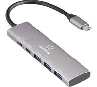 Renkforce RF-6676604 Hub USB 3+1 Porte USB-A, USB-C® USB 3.2 Gen1 5 GBit/s Con