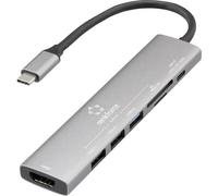 Renkforce RF-6797970 Docking station USB-C® RF-DKS-907 Adatto per marchio: univ