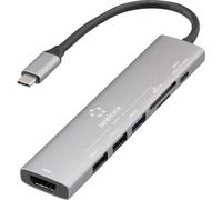 Renkforce RF-6797970 Docking station USB-C® RF-DKS-907 Adatto per marchio: univ