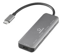 Renkforce RF-6872246 Hub USB 4 porte USB-C® USB 3.2 Gen2 10 GBit/s con alloggiamento in alluminio, con connettore USB-C® grigio RF-USBC