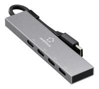 Renkforce RF-6902308 Hub USB 4 Porte USB-C® USB 3.2 Gen2 10 GBit/s con spina U