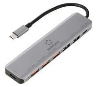 Renkforce RF-7465828 Hub USB 6+1 Porta USB-C® (USB 3.2 Gen 2) USB 3.0 10 GBit/