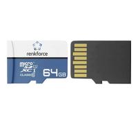 Renkforce RF-7482246 RF-mSDC-64GB GB micro SDHC card w SD card adapter UHS-1 Cl