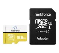 Renkforce RF-7483376 RF-mSDXC-128GB Scheda microSDXC 128 GB Class 10, UHS-Class