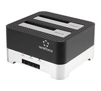 Renkforce RF-DOCKING-02 USB 3.0 SATA 6 Gb/s 2 Porte Duplicatore per hard disk 2.5 pollici, 3.5 pollici Con la funzione