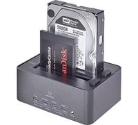 RENKFORCE rf-docking-08 - Docking station per hard disk con funzione di clonazione, funzione di cancellazione