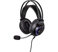 RENKFORCE RF-GHD-200 Gaming MicroCuffie Sovraauricolare Wired Stereo Nero Volume regolabile