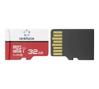 Renkforce RF-mSDHC-32GB Scheda microSD 32 GB Class 10, UHS-Class 1, UHS-I incl.