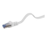Renkforce RJ45 Network Connection Cavo Cat 6A U/FTP 0,50 M Grigio altamente flessibile, con protezione del naso a riposo, Renkf