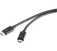 RenkForce Thunderbolt " Cavo Thunderbolt" 4 Thunderbolt " (USB-C) Plug Thunderbolt" (USB-C) Plug 080 M Nero due volte schermato NEW