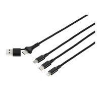Renkforce US203/3M Cavo di ricarica USB USB 2.0 Spina USB-A, Spina USB-C®, Spin