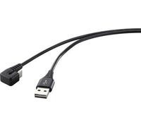 RenkForce USB 2.0, Telefono (analogico) Cavo di connessione [1x USB 2.0 Connettore A - 1x USB 2.0 Plug C] 1,00 M nero (RF -4609 NEW