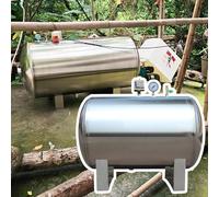 RENLXFI Serbatoio a Pressione Serbatoio di Pressione per Pozzi d'Acqua in Acciaio Inossidabile, Contenitori di Stoccaggio de'acqua Pressurizzata Orizzontale con Kit di Montaggio(300L/79Gal-135x65cm)