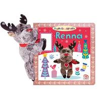 Renna. Aggancia e coccola. Ediz. a colori. Con peluche