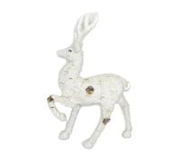 Renna Effetto Ghiaccio Grande 20xH.32 Cm Decorazioni Arredo Natale