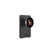 Renna natalizia allegra e luminosa PopSockets PopWallet per MagSafe