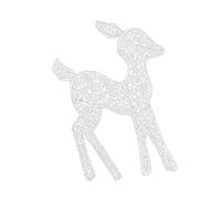Renne di Natale aggiornate che si illuminano con cervo decorativo per esterni giardino cortile piccolo grande