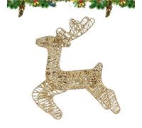 Renne Illuminato Per Il Natale | Decorazione con Protezione Antiruggine - Decorazioni Natalizie con Cervo Illuminato | per Interni ed Esterni: Camera, Cortile, Prato, Giardino, Portico