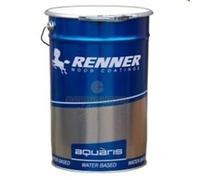 Renner - Aquarius - Impregnante ceroso all'acqua da 5 lt / RC1430 - Noce scuro