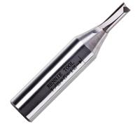 Rennie Tools - Fresa per fresa dritta a 2 scanalature, diametro di taglio 5 mm x 12 mm scanalatura, codolo da 1/2", compatibile con router Makita Trend Festool Hikoki Dewalt ecc. Punta per fresa da 5