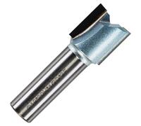 Rennie Tools - Fresa per fresa dritta, diametro di taglio 19 mm x 20 mm, scanalatura x 1/2", punta in TCT, a 2 scanalature, compatibile con router Makita Trend Festool Hikoki Dewalt ecc. Punta per