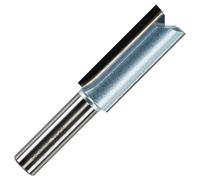 Rennie Tools - Fresa per fresa dritta, diametro di taglio 19 mm x 50 mm, scanalatura x 1/2", punta in TCT, a 2 scanalature, compatibile con router Makita Trend Festool Hikoki Dewalt ecc. Punta per