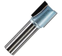 Rennie Tools - Punta per fresa dritta, diametro di taglio 17,5 mm x 20 mm, scanalatura x 1/2", punta in TCT, a 2 scanalature, compatibile con Makita Trend Festool Hikoki Dewalt Router ecc., 17,5 mm