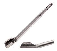 Rennie Tools SDS - Scalpello per sgorbia 22 x 250 mm, per cemento, marmo e pietra dura, design angolato per trapano SDS+ e standard